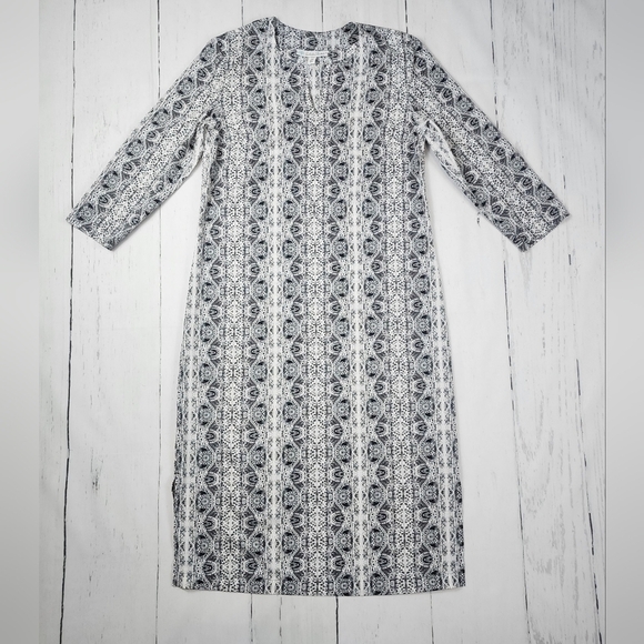 COOLIBAR FIJI Long Tunic, 3/4 Sleeve,  Modest Midi Dress UPF 50+  Size X Small - Picture 1 of 10